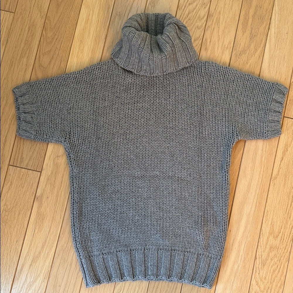 Loro Piana vintage Gray cashmere Turtleneck Sweater